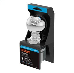 CURT 2-5/16in. Trailer Ball (1-1/4in. x 2-5/8in. Shank; 15;000 lbs.; Chrome; Packaged