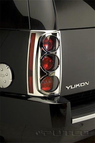 Putco Tail Lamp Cover; Chrome; Deluxe;