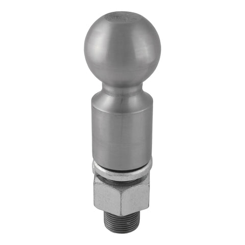 CURT 2-5/16in. Trailer Ball (1-1/4in. x 2-5/8in. Shank; 2in. Rise; 25;000 lbs.; Raw S