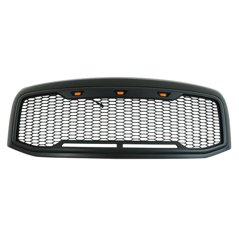 Paramount Automotive Impulse Packaged Grille; ABS LED; Matte Black;