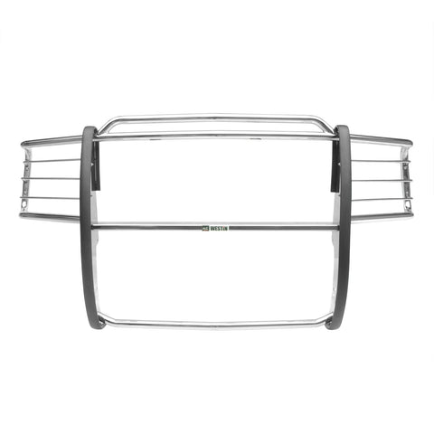 Westin Sportsman Grille Guard; Polished Stainless Steel; Double Hood Bar;