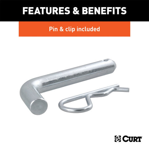CURT Loaded Ball Mount with 2-5/16in. Ball (2in. Shank; 7;500 lbs.; 4in. Drop)