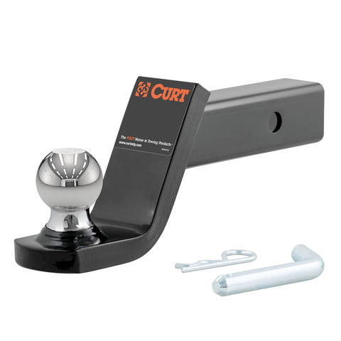 CURT Fusion Ball Mount with 2in. Ball (2in. Shank; 7;500 lbs.; 4in. Drop)