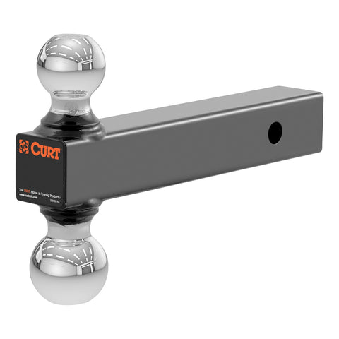 CURT Multi-Ball Mount (2in. Solid Shank; 2in./2-5/16in. Chrome Balls)