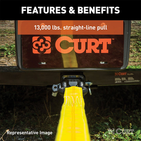 CURT D-Ring Shackle Mount (2-1/2in. Shank)