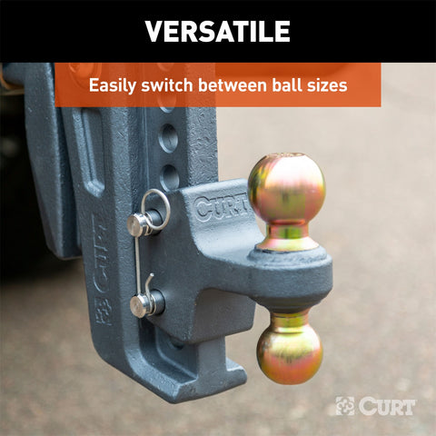 CURT CURT 45953 Replacement Rebellion XD Dual Ball; 2; 2-5/16-Inch; Up to 20K