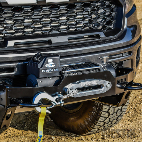 Westin MAX Winch Tray; Black;