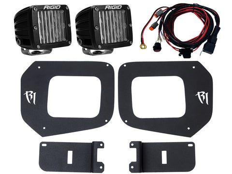 Rigid Industries RIGID 2016-2020 Toyota Tacoma Fog Light Mount Kit; Includes D-Series SAE White