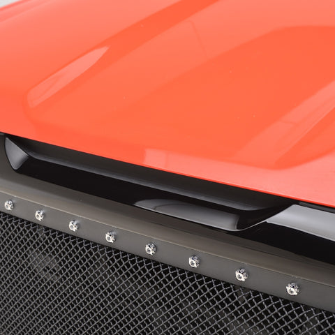 Paramount Automotive Evolution Packaged Grille; Wire Mesh; Stainless Steel; Black; w/LED;
