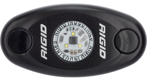 Rigid Industries RIGID A-Series LED Light; Low Power; Warm White; Black Housing; Single