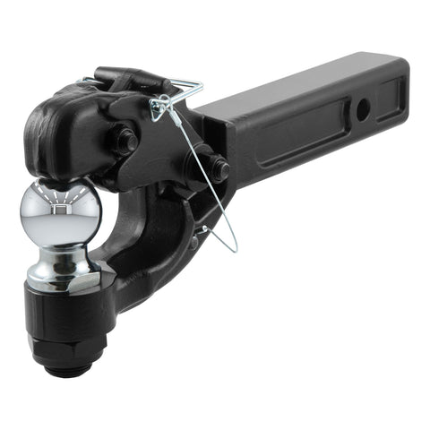 CURT Receiver-Mount Ball/Pintle Hitch (2in. Shank; 2in. Ball; 10;000 lbs.)