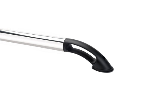 Putco Boss Nylon Lockers Side Bed Rail; Stainless Steel; 2.5 in. Dia.; Pair;