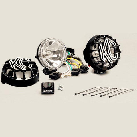 KC Hilites 4" Rally 400 Halogen - 2-Light System - 55W Spread Beam