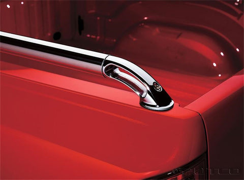 Putco Boss Lockers Side Bed Rail; Stainless Steel; 2.5 in. Dia.; Pair;