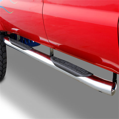 Go Rhino 415 Series SideSteps (Cab-Length) with Welded End Caps (Gas Only)