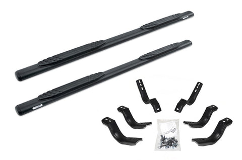 Go Rhino 4in. OE Xtreme SideSteps-80in. Long-Textured black powder coat-Bars Only