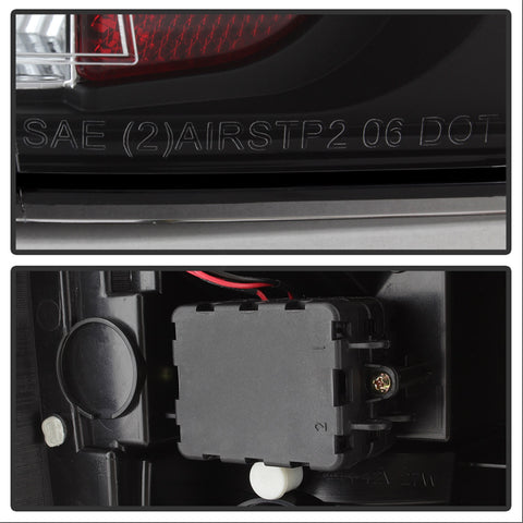 Spyder Auto LED Tail Lights; Uses Stock Bulbs; Pair; Black;