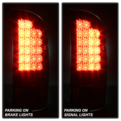 Spyder Auto LED Tail Lights; Uses Stock Bulbs; Pair; Red/Clear;