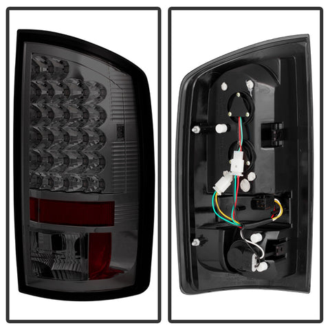 Spyder Auto LED Tail Lights; Uses Stock Bulbs; Pair; G2 Version; Smoke;