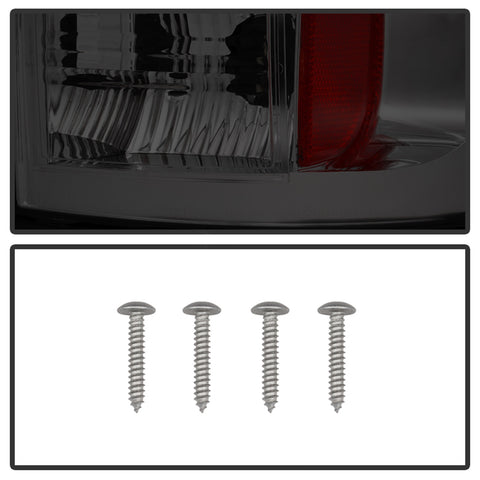 Spyder Auto LED Tail Lights; Uses Stock Bulbs; Pair; Smoke;