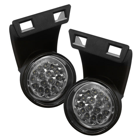Spyder Auto LED Fog Lights; Bulbs Included; Pair; Clear;
