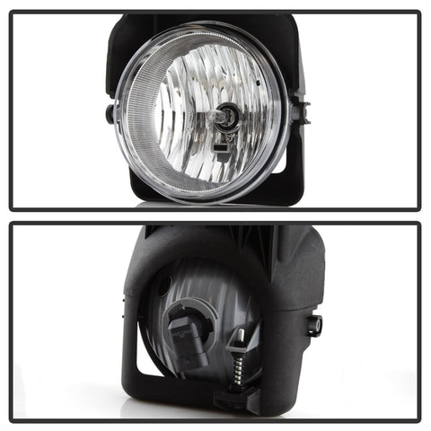 Spyder Auto OEM Fog Lights; Bulbs Included; Pair; Clear;