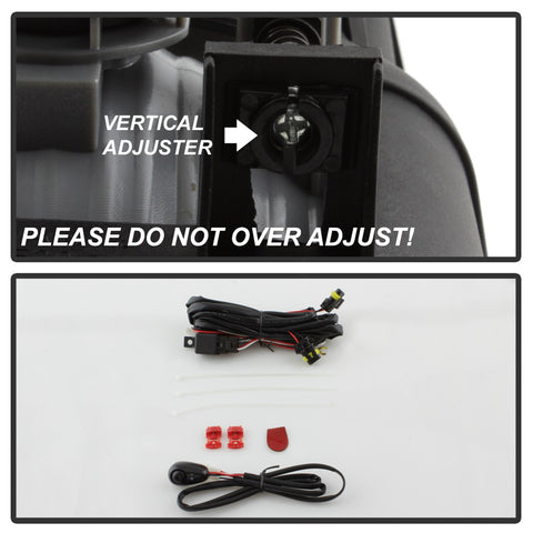 Spyder Auto OEM Fog Lights; Bulbs Included; Pair; Clear;