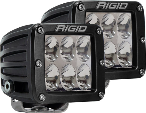 Rigid Industries RIGID D-Series PRO LED Light; Driving Optic; Amber; Surface Mount; Pair