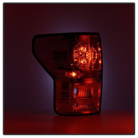 Spyder Auto LED Tail Lights; Uses Stock Bulbs; Pair; Red/Clear;