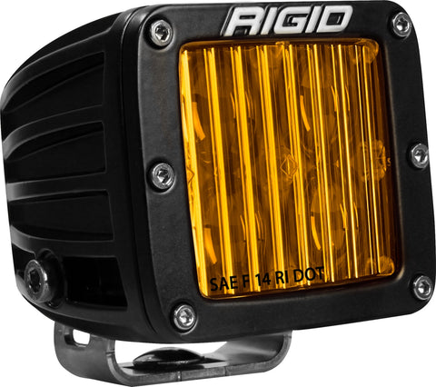 Rigid Industries RIGID D-Series DOT/SAE J583 Selective Yellow LED Fog Light; Pair