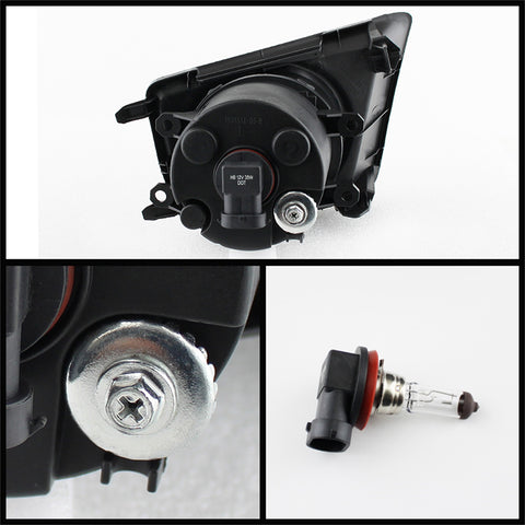 Spyder Auto OEM Fog Lights; w/Switch; Clear;