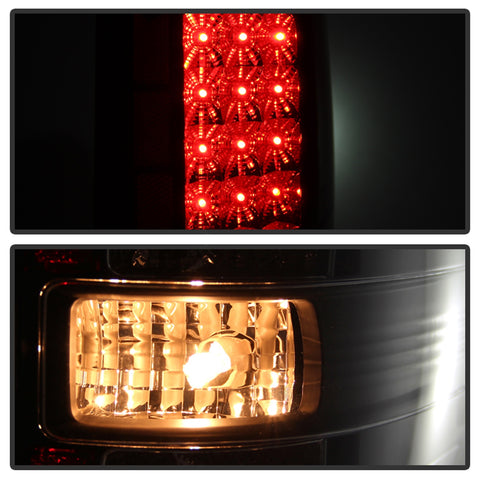 Spyder Auto LED Tail Lights; Black Smoke;