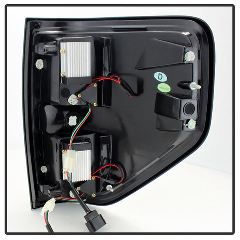 Spyder Auto LED Tail Lights; Black Smoke;