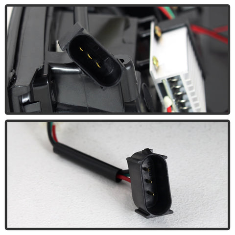 Spyder Auto LED Tail Lights; Black Smoke;
