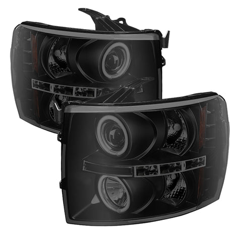 Spyder Auto CCFL Halo LED Projector Headlights