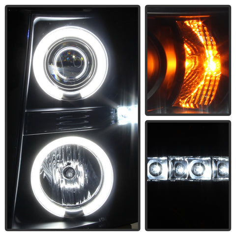 Spyder Auto CCFL Halo LED Projector Headlights
