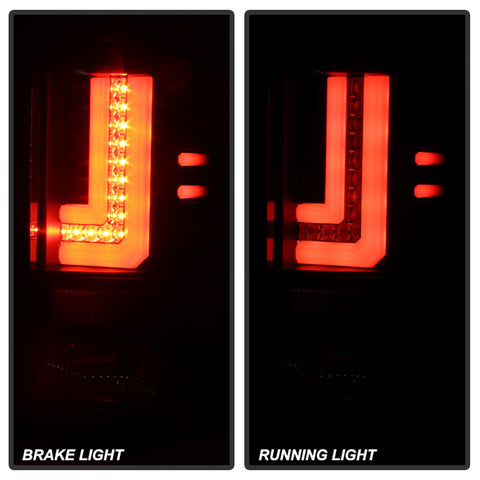 Spyder Auto LED Tail Lights; Black;