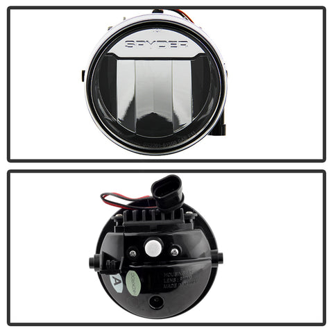 Spyder Auto LED Fog Lights; Chrome;