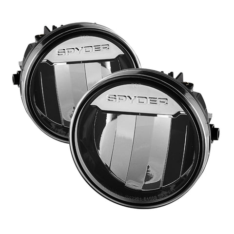 Spyder Auto LED Fog Lights; Chrome;