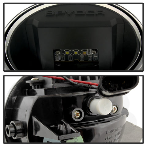 Spyder Auto LED Fog Lights; Black;