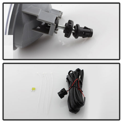 Spyder Auto Fog Lights; w/OEM Switch; Clear;