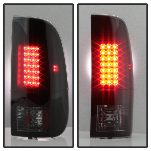 Spyder Auto LED Tail Lights; Black Smoke;