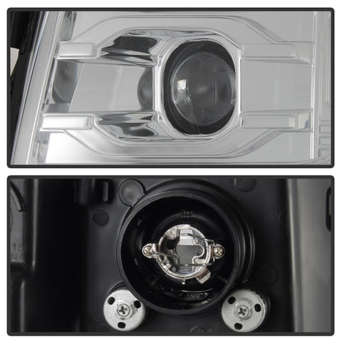 Spyder Auto DRL LED Projector Headlights; Version 3; Chrome;