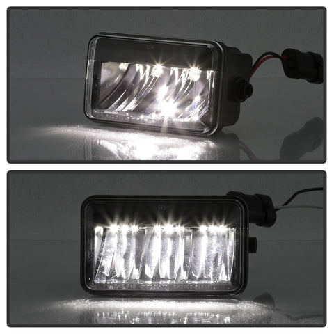 Spyder Auto LED Fog Lights; Bulbs Included; Pair; Black;