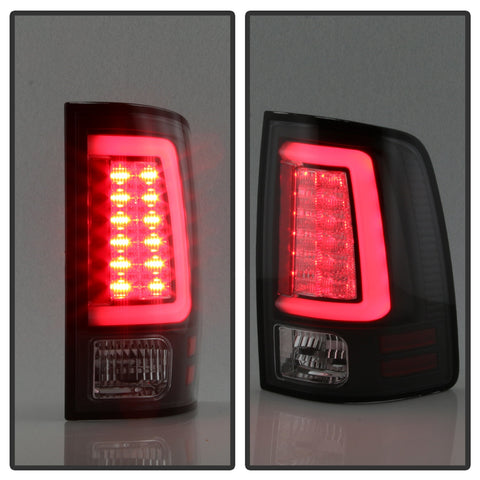 Spyder Auto LED Tail Lights; LED Model Only; Not Compatible w/Incandescent Model; Black; V2;