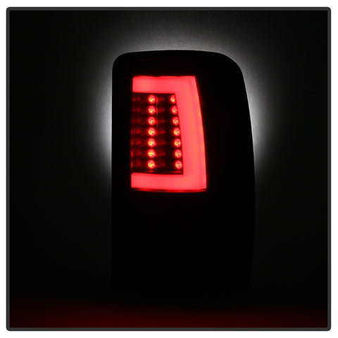 Spyder Auto Light Bar LED Tail Lights; Version 2; Lift Gate Style Only; Black;