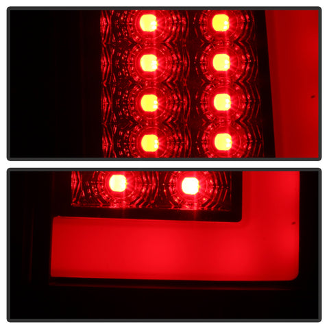 Spyder Auto Light Bar LED Tail Lights; Version 3; Black Smoke;