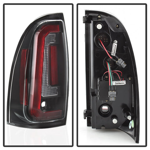 Spyder Auto LED Tail Lights; Black; Not Compatible w/Factory Equipped LED Tail Lights;