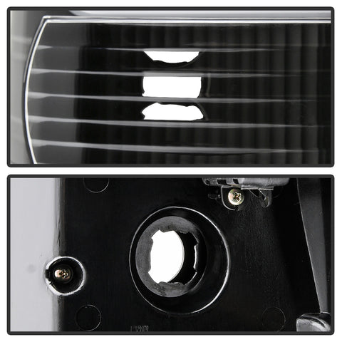 Spyder Auto Light Bar LED Tail Lights; All Black;