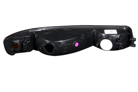 Anzo USA Euro Parking Lights; Clear Lens; Black Housing; Amber Reflector; Pair;
